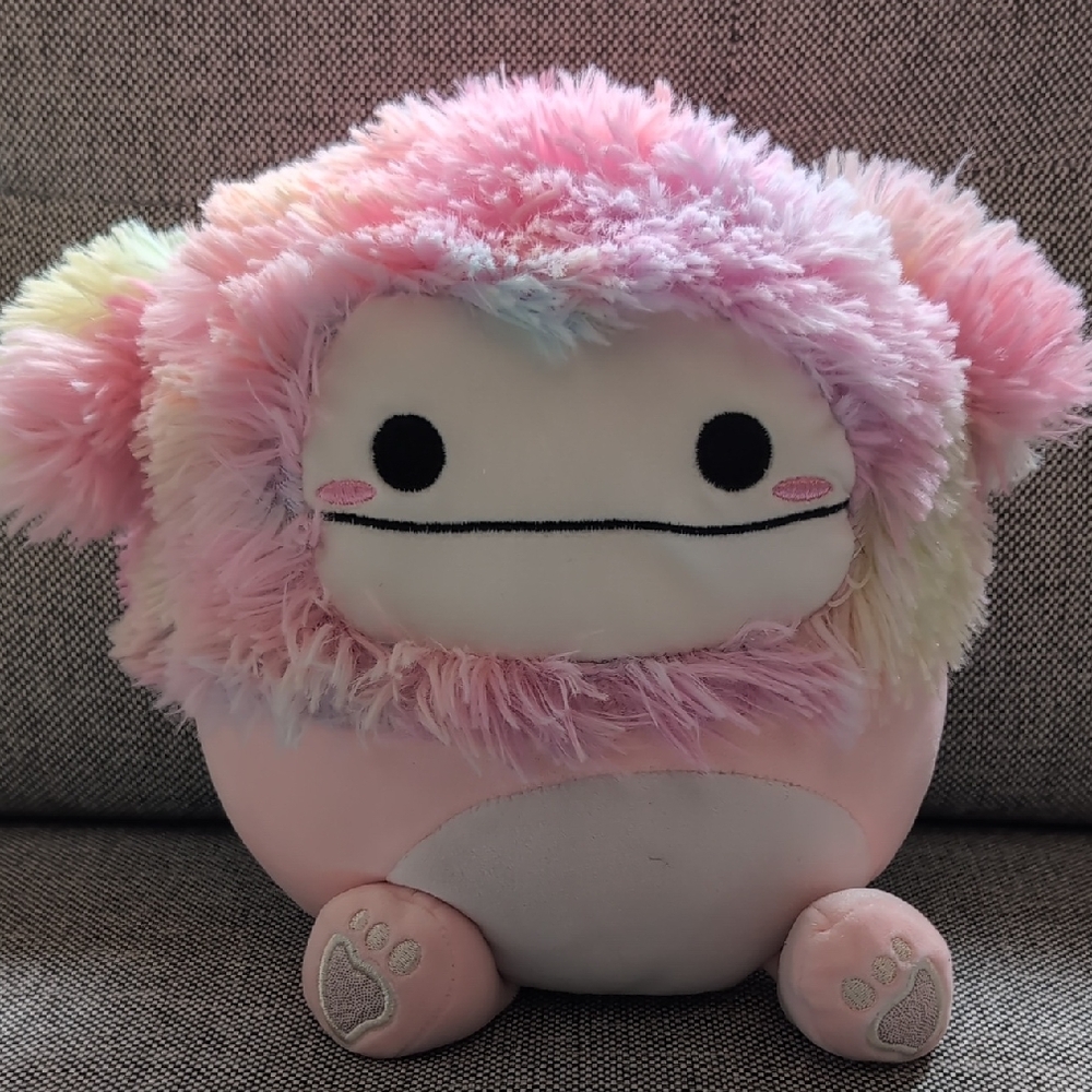 Pink Bigfoot Squishmallow (No Tags) 8 Inch